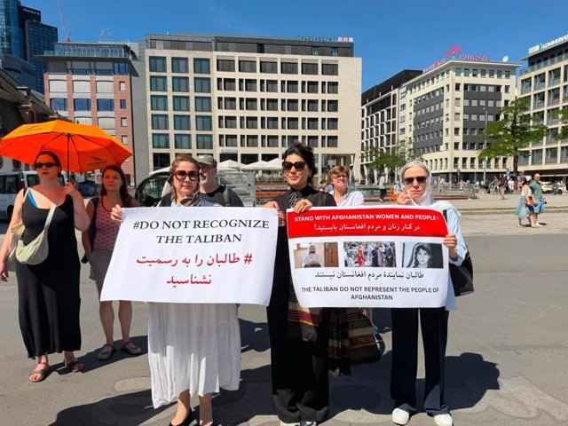 Afghan Women in Frankfurt Medium